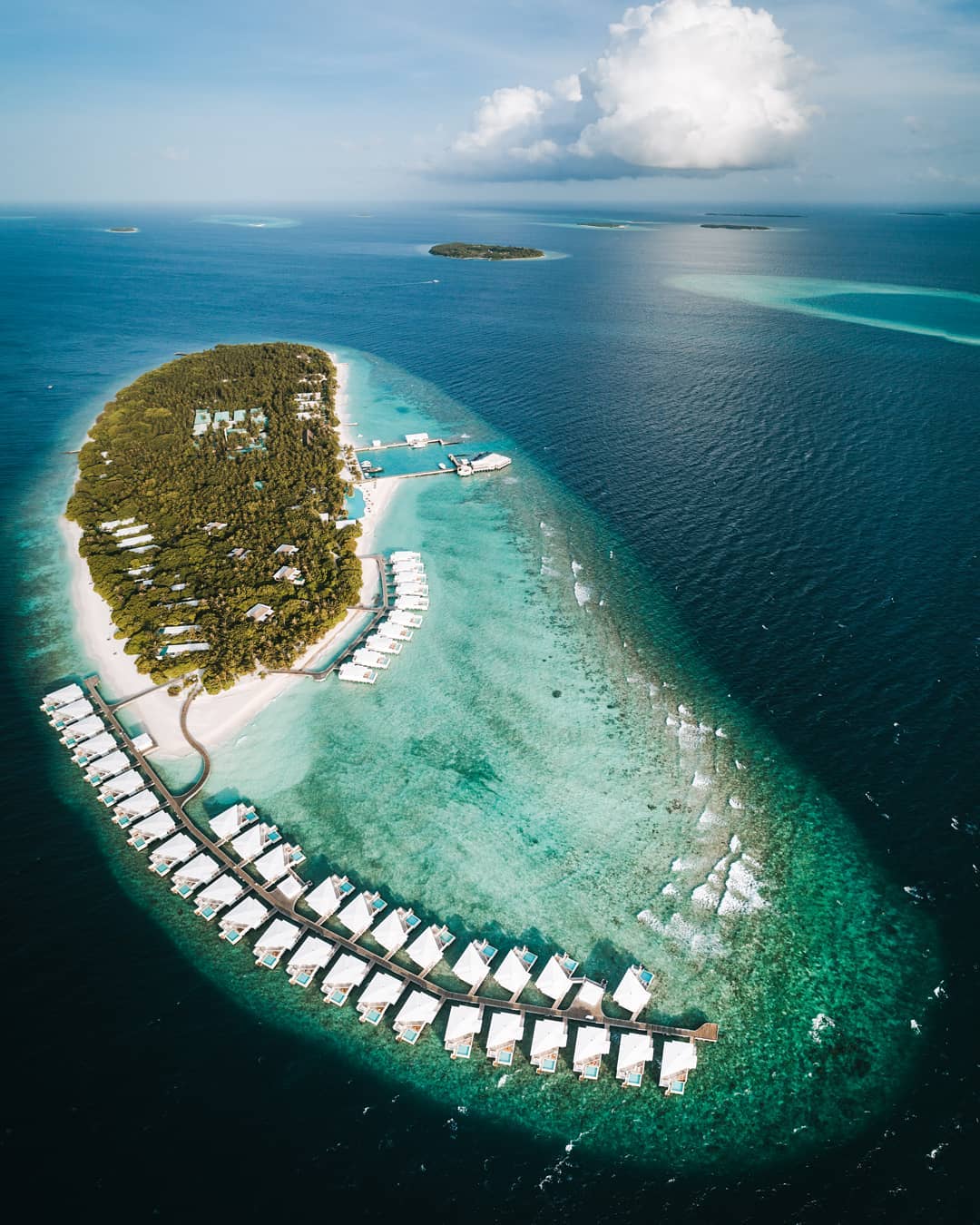 马尔代夫旅游度假-蓝天碧水